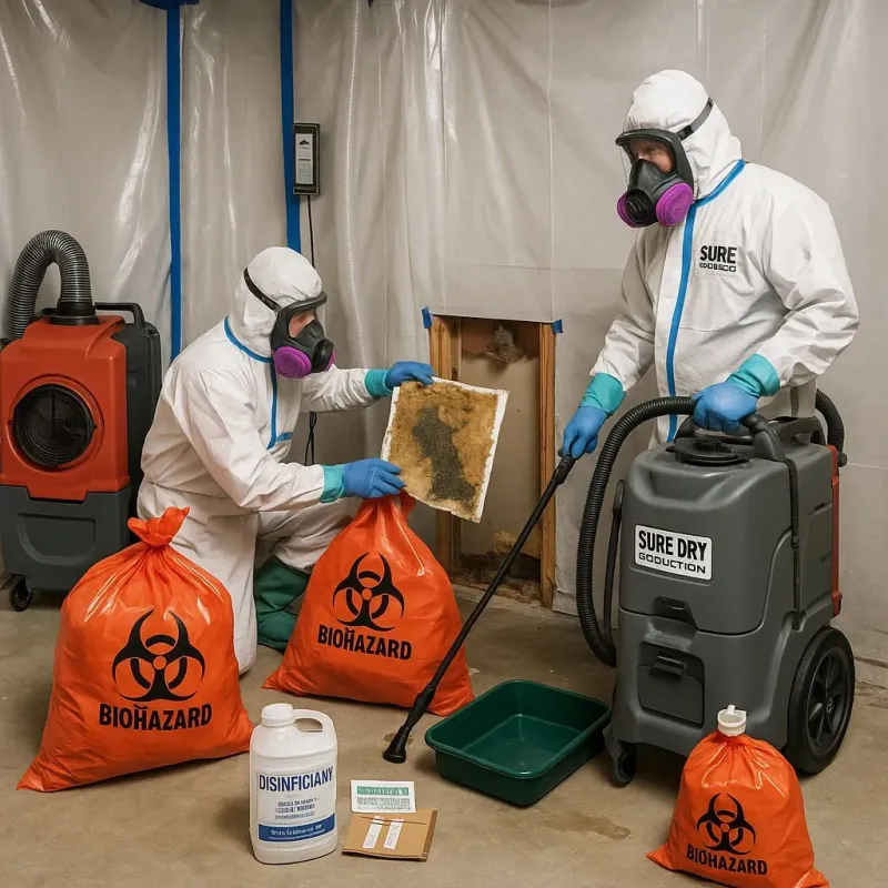 Contaminated Water Handling Protocols process in Jerome, IL